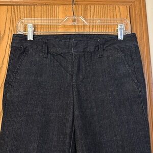 Tommy Hilfiger Black and Gray Flare Jeans